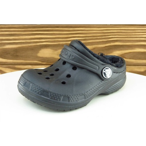 Crocs Toddler Boys 6-7 Medium Black Clog Synthetic - Picture 1 of 5